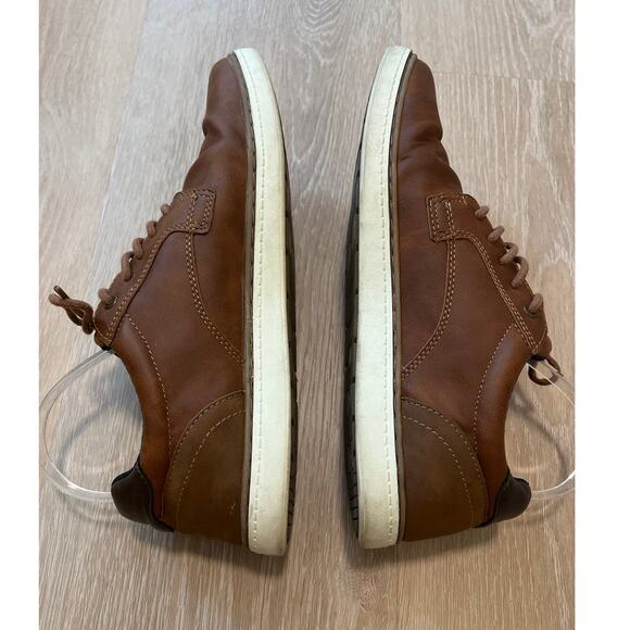 CROWN VINTAGE Men's Edsul Oxford Camel Brown Size 11 Medium Office Casual - Picture 4 of 7